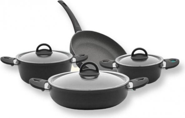 Leggno 7 Parça Granit Tencere Set NEO2121SET04