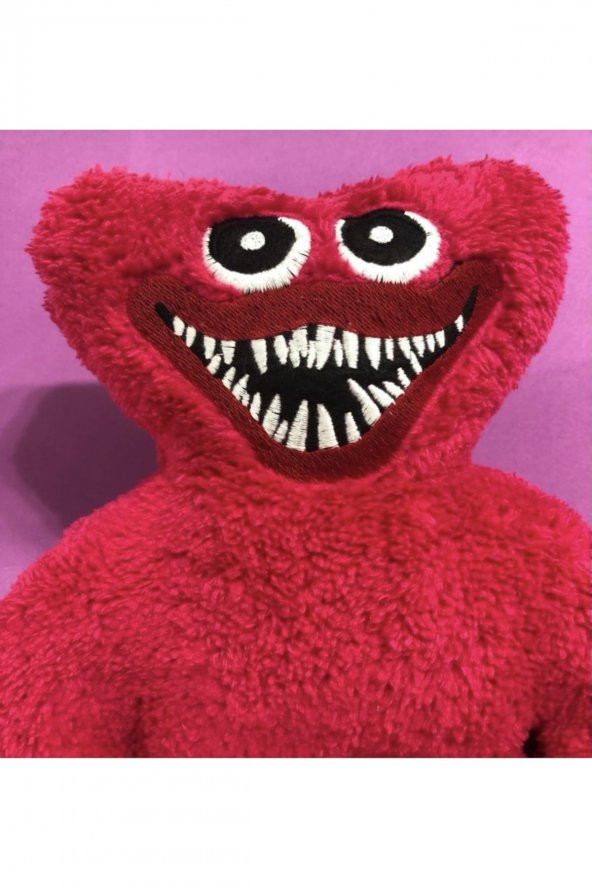 Sıcak Satış!! Huggy Wuggy Peluş Oyuncak Oyun Karakteri 40cm Korkunç Oyuncak Pembe