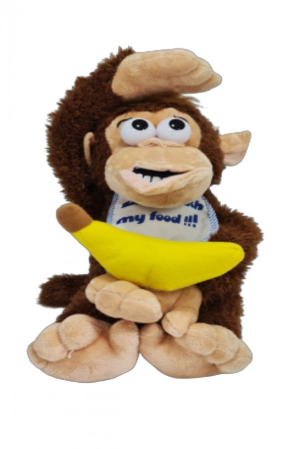 Peluş Maymun Pilli Ağlayan 22 Cm - 2
