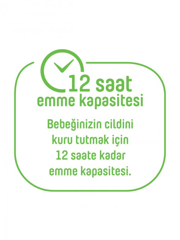 Pure Baby Organik Bambu Özlü Külot Bez Pure Baby 2li Paket 5 Numara Junior 80 Adet - 7