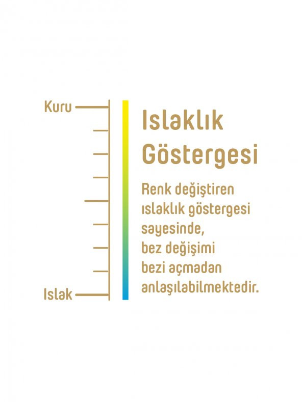 Pure Baby Organik Pamuklu Cırtlı Bez Tekli Paket 2 Numara Mini 68 Adet - 2