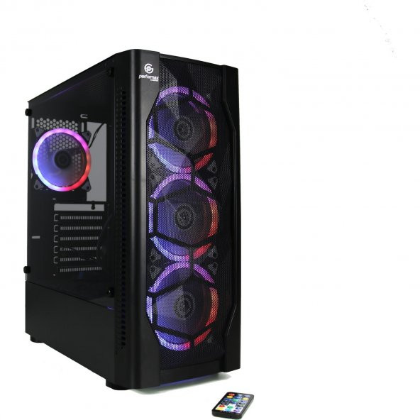 PERFORMAX INFERNO GAMING KASA ATX 650W 4XFAN RGB SİYAH 80+BRONZE - 2