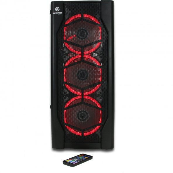 PERFORMAX INFERNO GAMING KASA ATX 650W 4XFAN RGB SİYAH 80+BRONZE - 4
