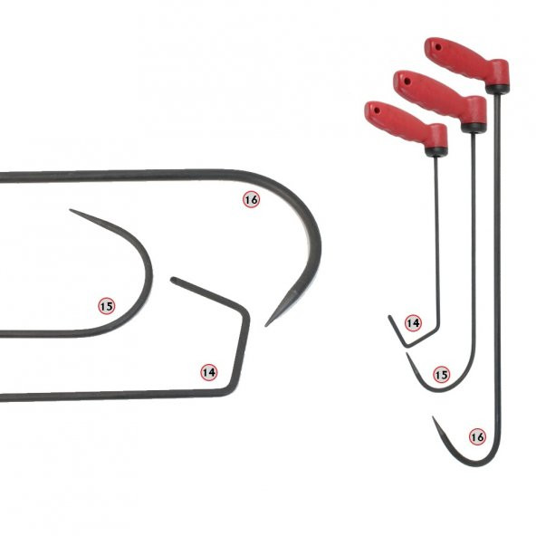 Pdr Tools 54 Parça Boyasız Göçük Düzeltme Set Kaporta Onarım - 4
