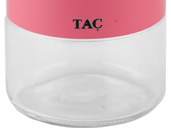 Taç Mia 3lü Orta Boy Kavanoz Seti Pembe - 9