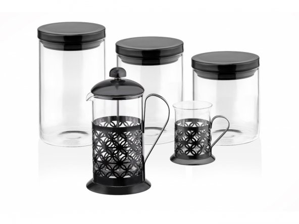 Taç Bonjour 5 Parça French Press Seti - 3