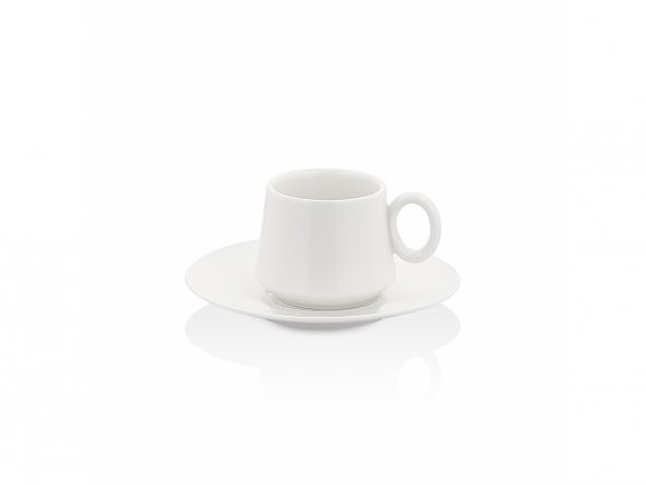 Taç Tulip Kahve Fincan Seti White - 4