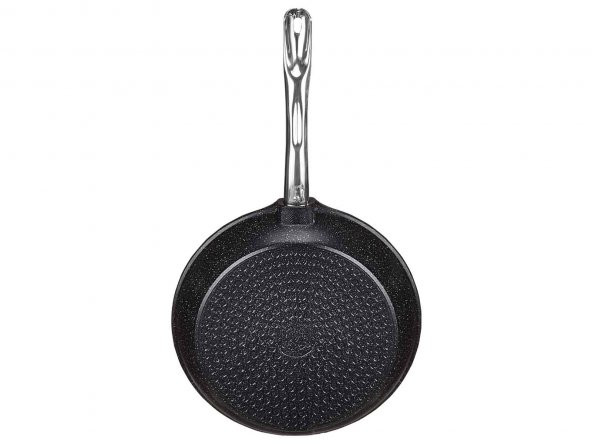 Taç İndüksiyon Gravita Döküm Tava 28 cm Siyah - 2