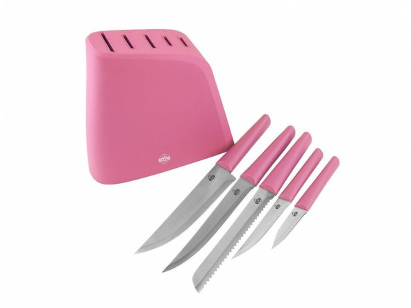Taç Stark 6 Parça Bıçak Seti Pembe - 10