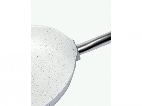 Aksu Granit Döküm Tava 26 cm Beyaz - 10