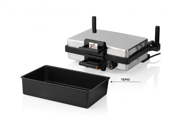 Taç Life Silex Multi Grill + Tepsi 2000 W Çok Amaçlı Tost Makinesi - 2