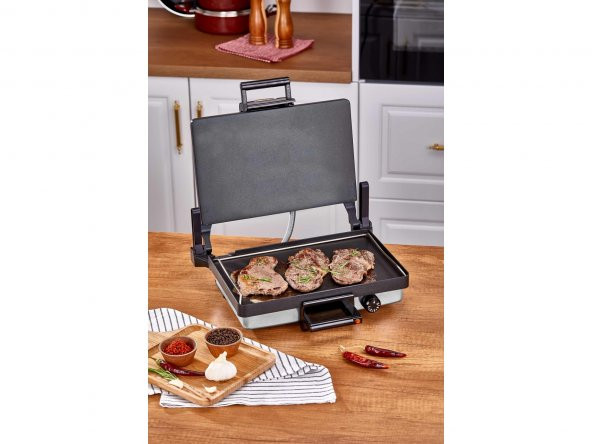 Taç Life Silex Multi Grill + Tepsi 2000 W Çok Amaçlı Tost Makinesi - 11