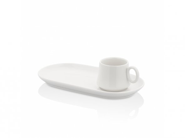 Taç Gondola Kahve Fincan Seti White - 4