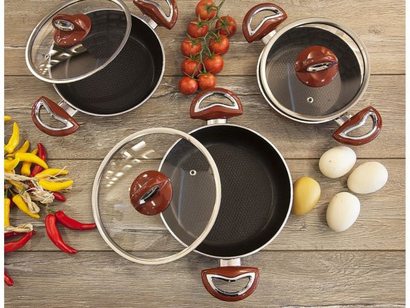 Taç Titan Granit 3lü Omlet Seti - 9