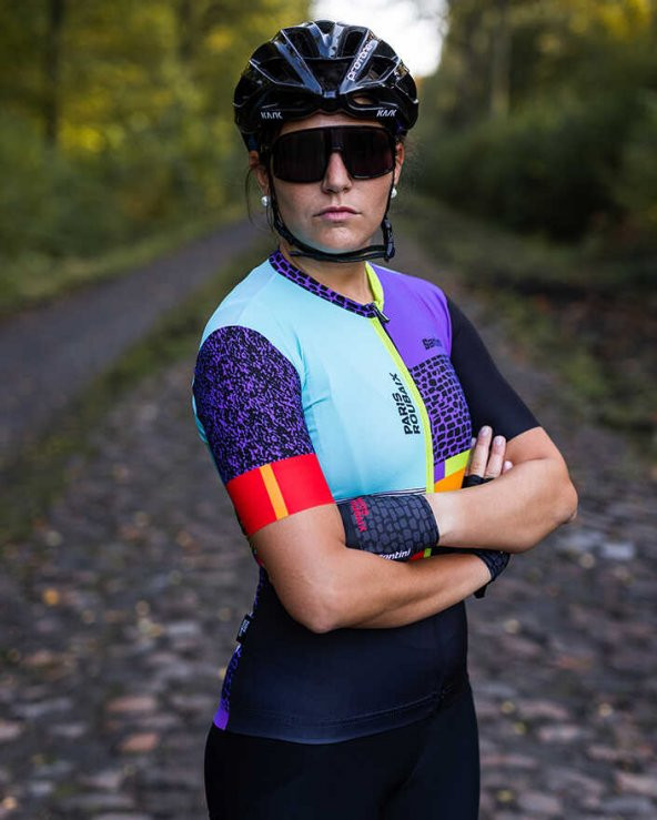 SANTINI PARIS ROUBAIX FORGER DES HEROES KADIN KISA KOL FORMA - 5