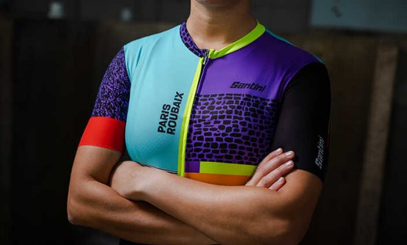 SANTINI PARIS ROUBAIX FORGER DES HEROES KADIN KISA KOL FORMA - 8