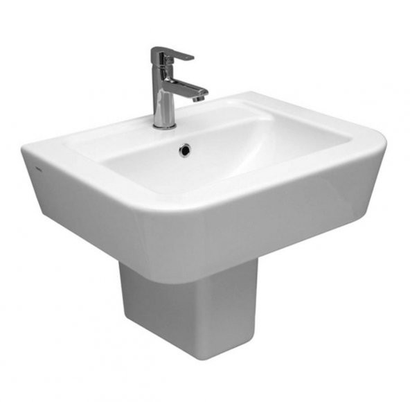 Serel Star Lavabo 40x50 Cm + Star Yarım Ayak DE43+DE21