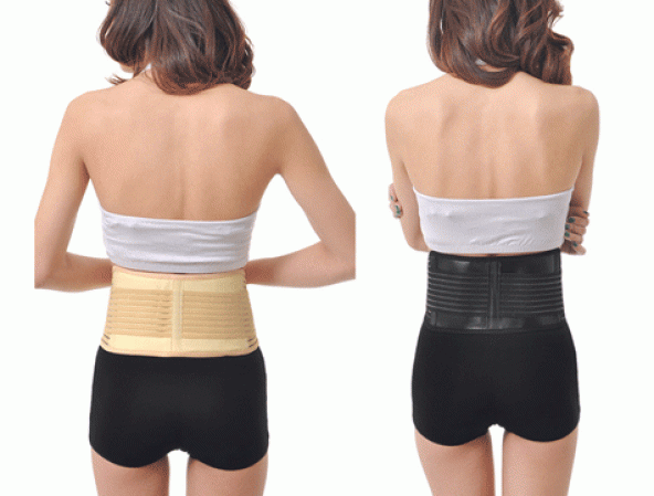 Manyetik Bel Korsesi (16 Mıknatıslı) Krem HİLAYS - 4