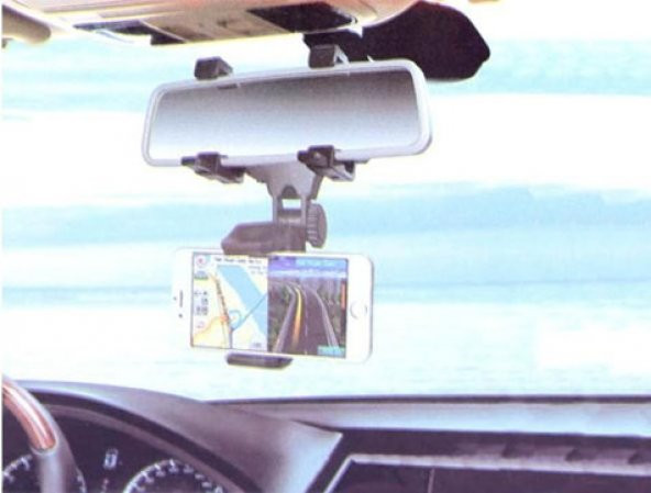 Aynaya Takılan Araç İçi Telefon Tutucu HİLAYS