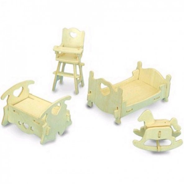 3D Ahşap Puzzle - Çocuk Odası HİLAYS - 2