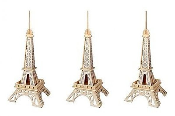 3D Ahşap Puzzle - Eyfel Kulesi HİLAYS - 4