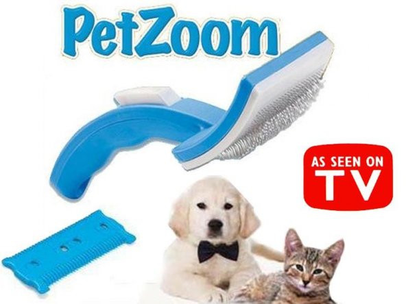 Evcil Hayvan Bakım Tarağı + Tüy Kesici Tarak Pet Zoom HİLAYS