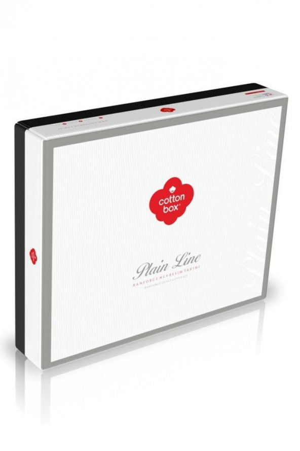 Cotton Box Plain Çift Kişilik Nevresim Takımı Petrol Siyah HİLAYS - 2