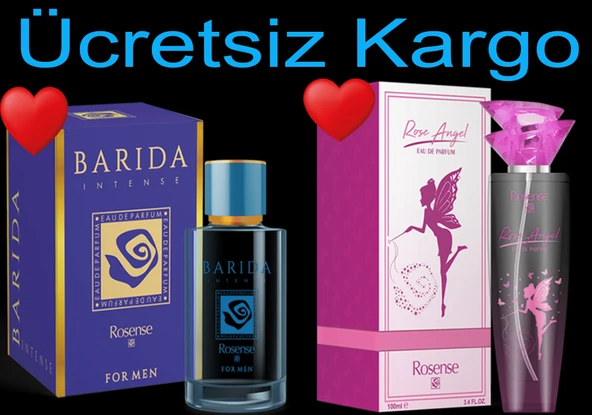 Rosense Barida Bay Bayan Parfüm- 100 ml 2 Adet