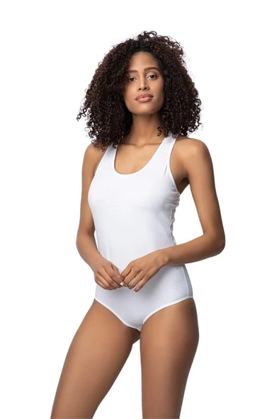 Özlem Bayan Sporcu Kancalı Çıtçıtlı Body 309 - 3