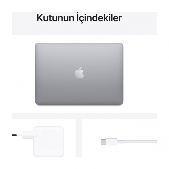 Apple MacBook Air M1 Çip 16GB 256GB SSD macOS 13" Taşınabilir Bilgisayar Uzay Grisi Z1240009K - 5