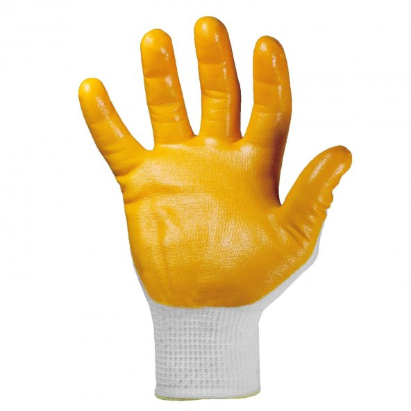 HN-15 Nitril Kaplama İş Eldiveni Sanayi İnşaat Usta Eldiven 10/XL (1 ÇİFT) - Resim 2