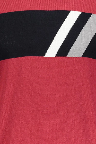 Cazador 21KCEEO03019 Erkek Kırmızı Bisiklet Yaka Kazak - 2