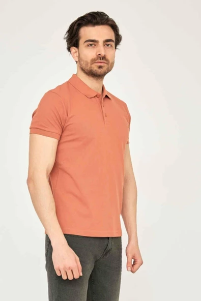 Cazador 22YCEEO04613 Erkek Tarçın Polo Yaka T-shirt - 3