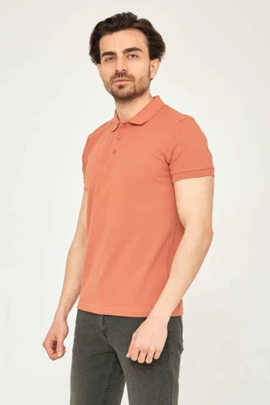 Cazador 22YCEEO04613 Erkek Tarçın Polo Yaka T-shirt - 2