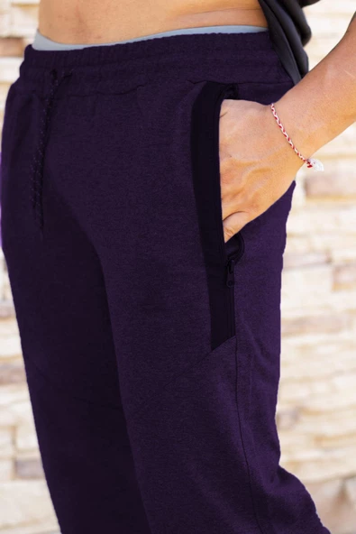 Lacivert Paraşüt Feruarlı Dev Cepli İpli Erkek Bermuda Şort 21EBRMUPRS - 3