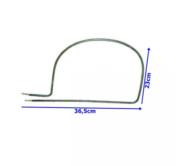 KARE MİNİ MİDİ FIRIN REZİSTANSI MİDE TİPİ 6.5 MM 220VOLT 650WATT