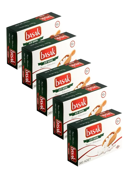 BAŞAK Küp Şeker 750 gr 360 lı x 5 Adet