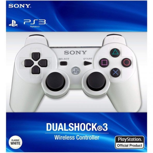 Sony PS3 Dualshock 3 Joystick Wireless Controller Kol Beyaz