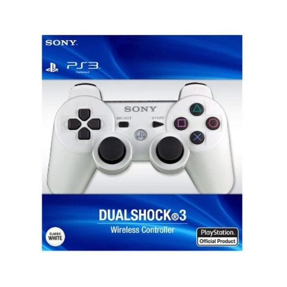 Sony PS3 Dualshock 3 Joystick Wireless Controller Kol Beyaz - 3
