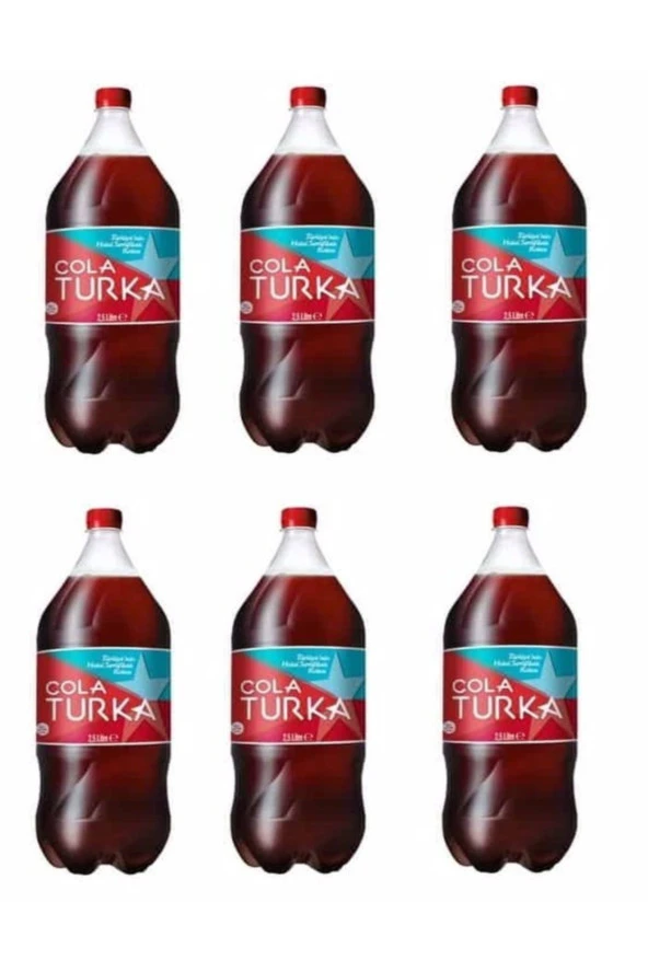 Ülker Cola Turka 2.5 lt Gazlı İçecek x 6 Adet