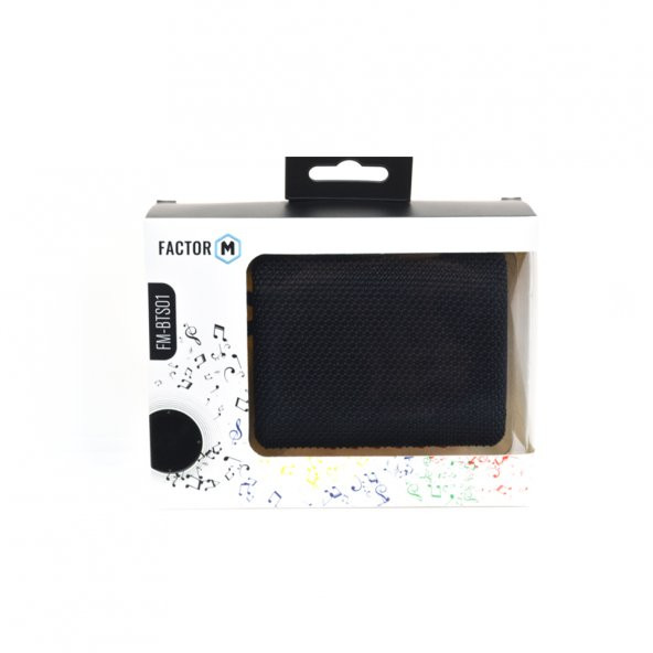 Factor M Bts01 Taşınabilir Bluetooth Hoparlör Siyah - 9