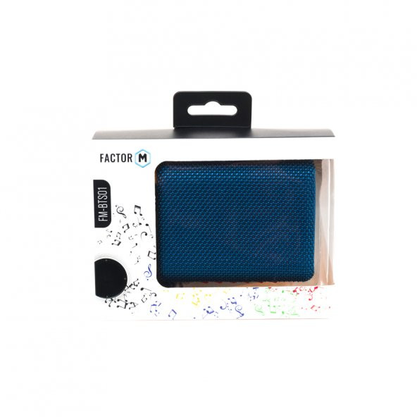 Factor M Bts01 Taşınabilir Bluetooth Hoparlör Mavi - 8