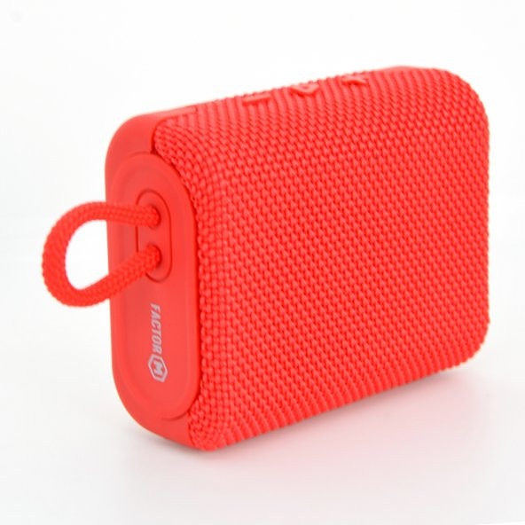 Factor M BTS01 Taşınabilir Bluetooth Hoparlör Kırmızı - 3