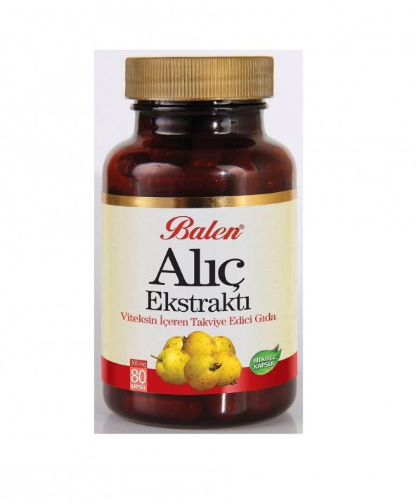 Balen Alıç Meyvesi Ekstraktı Kapsül 375 Mg 80 Kapsül