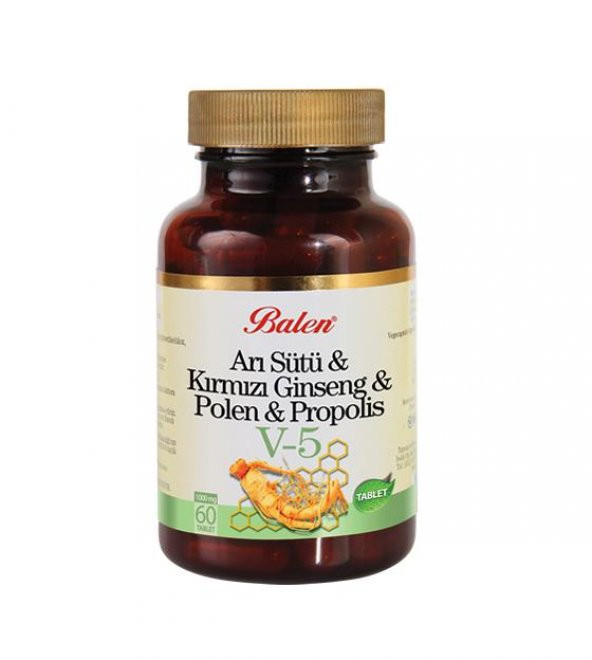 Balen Arı Sütü Ginseng Polen Propolis V5 1015 mg 60 Tablet - 2