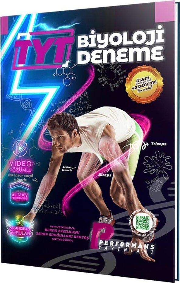 PERFORMANS TYT BİYOLOJİ DENEME KİTABI (40 DENEME) - 2