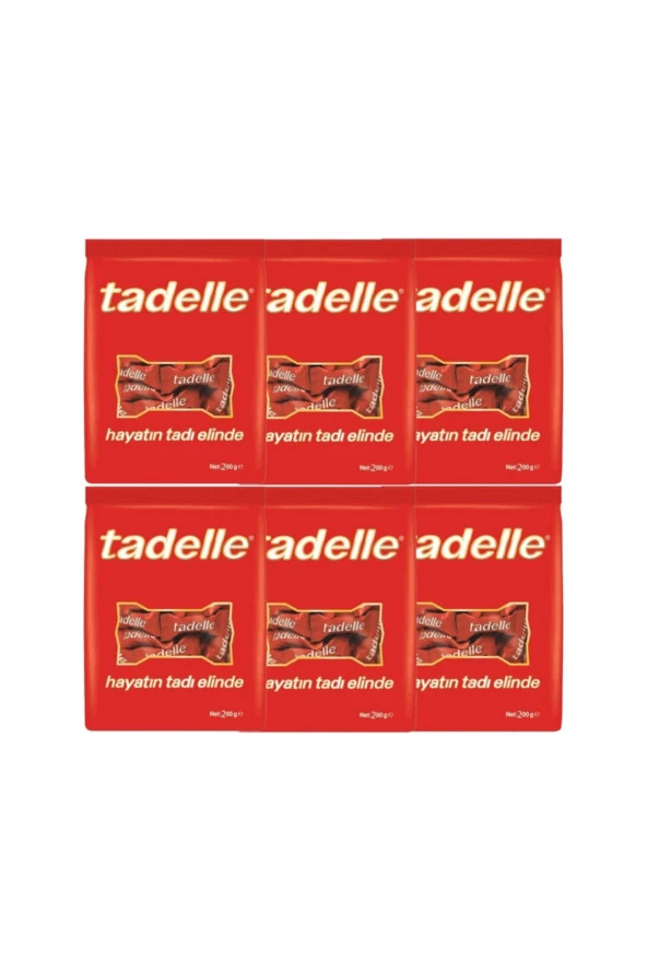 Tadelle Mini Fındık Dolgulu Sütlü Çikolata 200 Gr - 6 Adet