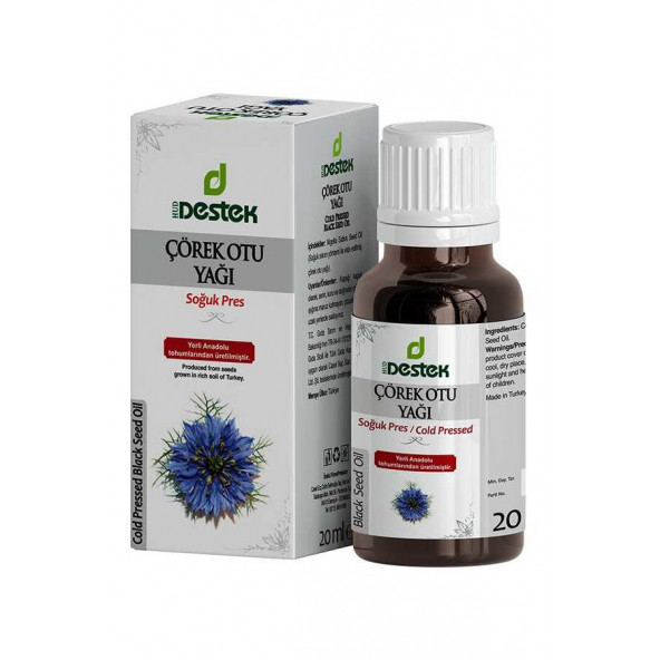 Destek Çörekotu Yağı 20 ml