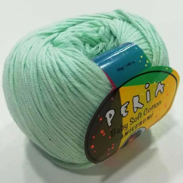 Peria Baby Cotton Amigurumi Örgü İpi 110 Su Yeşili