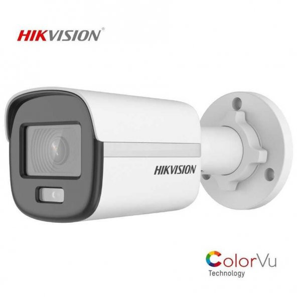 Hikvision DS-2CD1027G0-LUF 2 MP Sabit Lensli Bullet ColorVu IP Kamera 2.8 mm